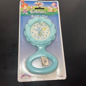 Vintage Flinstones Rattle Toy Bam Bam
